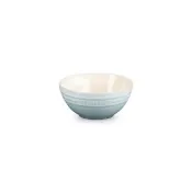 【Le Creuset】瓷器韓式湯碗13cm(海洋之花)