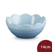 Le Creuset 蕾絲花形碗 沙拉碗 麥片碗 料理碗 14cm 海岸藍