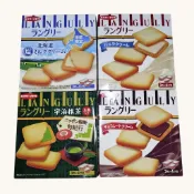 LANGULY 伊藤先生 夾心餅乾 日本零食 香草口味  抹茶 北海道 牛奶(鹽)