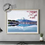 日本手工製拼圖・富士山・日本風景・送禮、擺設、裝飾