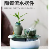 小胖達生活百貨 循壞流水裝飾品風水時來運轉流水球生財風水輪魚缸水缸循環水車水景造景景觀家庭擺件聚寶盆