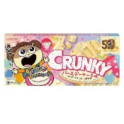 【江戶物語】LOTTE 樂天 生日蛋糕風味可可脆餅 45g 可可塊 白巧克力 CRUNKY 期間限定 日本原裝 日本進口