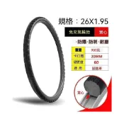 (店+)26寸24寸20寸自行車山地車死飛車免充氣實心胎耐磨發泡26x1.95帶