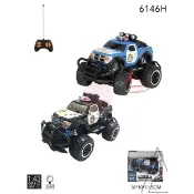 阿莎力2店 迷你小型遙控車 1:43 遙控車 悍馬 警車
