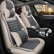 豐田專用  汽車椅套 汽車座椅套 Altis Yaris Cross  camry Vios 全包圍亞麻布藝 一路順
