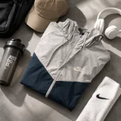 NIKE Windrunner 復古連帽風衣外套 撞色運動外套 防風 防潑水 耐吉 中性 健身 古著 男女外套 中性