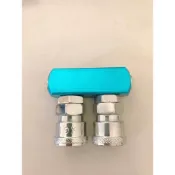 (店+)勁力空壓機械五金  直二通 快速接頭 二通分接頭 PU管 省力快拆