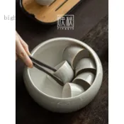 🎉可開發票#日式陶瓷茶洗家用大號建水廢水缸茶渣缸創意個性洗杯水孟茶道配件