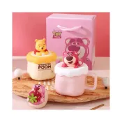 (店+)Be Woman 現+預 草莓熊 熊抱哥 維尼 小熊維尼 馬克杯 矽膠 杯蓋 牛奶杯 禮物 送禮
