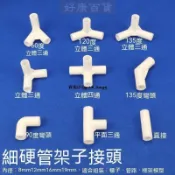 現+免運🚀DIY細管配件加厚彎頭硬管立體三通四通水管連接頭塑料ABS直接管材
