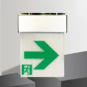 (店+)消防署認證緊急出口燈 C級小型方向燈LED避難應急燈 1:1右向燈  單面單向指示燈吸頂懸吊壁掛燈