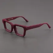 【免運】MOSCOT LEMTOSH鏡架女歐美磨砂啞紅色鏡框粗厚板材方形近視男