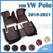 福斯VW Polo 專用腳踏墊 2019-2021 全包覆汽車地毯 耐磨易清 內飾配件 客製訂做 台灣現貨
