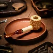 【可開發票】美國密蘇裡玉米芯煙鬥小號正品蘋果鬥新手入門非石楠木海泡石煙鬥