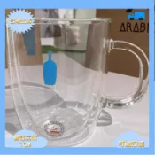#台灣熱銷#咖啡杯水杯 日本LTTL玻璃杯藍瓶子送禮耐熱隔熱咖啡杯雙層馬克杯