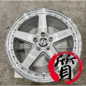 【五股直營門市】 全新鋁圈 正美國 VIP  FF550 20吋 旋壓 五爪 深唇 海拉風  高亮銀刷絲車邊 FOCUS