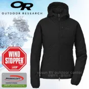 【Outdoor Research】活動款75折》女 防風高抗水連帽保暖外套 化纖風衣夾克 登山賞雪 黑 97811