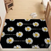 小雛菊地墊🌼GD同款雛菊 雛菊地墊 絲圈地墊 止滑墊 刮泥地墊 玄關地墊 大門地墊 大尺寸地墊 腳踏墊 防塵墊 可愛地墊