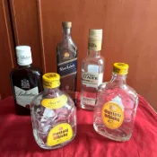 各式洋酒 威士忌空酒瓶/多用途玻璃空瓶/花器/容器/酒瓶 /擺飾品/小酒瓶～仕高利達 三得利 百齡罈 約翰走路 威雀帝王
