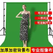 48h出貨丶3*6米綠幕幕布攝影背景布黑布白布拍攝背景布綠布 綠幕