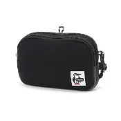 【CHUMS】CHUMS 休閒  Halter Neck Mini Bag Sweat Nylon隨身肩背包 黑/炭黑 男 女(CH603878K018)