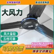 現貨臻享購✨吊扇客廳飯廳家用鐵葉風扇工業大風力三葉宿舍吸頂式電風扇