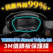 凱旋 TRIUMPH Street Triple RS 3M犀牛皮儀表板保護貼 高光霧面防刮貼膜 告別太陽紋與白化刮傷