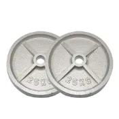 (店+)【ABSPORT】25KG 奧林匹克專用槓片（二入）／烤漆槓片／鑄鐵槓片／健身／重訓／槓鈴