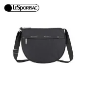 Lesportsac Small Round Crossbody 隨身小型斜背包 側背包 小包 開學購物季 送禮 女包 男包-永恆黑