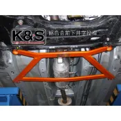 ●凱興國際●SUMMIT-HONDA本田CIVIC FD八代 鋁合金前下井字拉桿 #H-FD-001