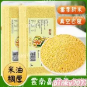 🔥在臺新貨🔥熱銷農家黃小米 新米 熬粥 小米 油厚 五穀雜糧 糯 小米 月子米 小黃米 真空裝包裝