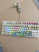 [支援急件]filco聖手二代 87 成色如圖 櫻桃茶軸，外觀有點臟，功能正常。便宜出售。