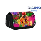 雙層筆袋NBA印花人物科比明星周邊筆袋學生鉛筆盒收納盒Kobe文具盒