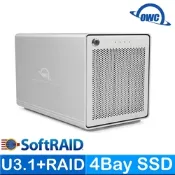 OWC-Mercury Elite Pro Quad + SoftRaid 5 USB3.1 Gen2 四槽 2.5 或 3.5 吋 硬碟 / SSD 外接盒