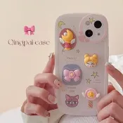 可愛少女卡通適用iphone13promax蘋果12手機殼11新款xr立體xs網紅