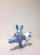 洪易 禮坊 Hung Yi Rivon 青花狗 瓷器 禮盒 藝術 狗 平子雄一 中村萌 上野陽介