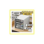 (店+)文件收納 | 省空間分類收納 透明多層 抽屜式 文件收納盒 工位A4文件置物架 辦公桌桌上型 四層整理收納櫃子