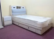 【歐風別館】艾妮亞三尺半單人床頭箱+抽屜床底【北歐風~基隆至台中免運費】