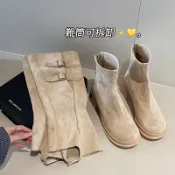 全球選品1館 生活百貨 法式高跟靴子女長靴2025年新款秋冬熱銷款高筒可拆卸兩穿短靴瘦瘦靴