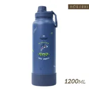 【HOUSUXI官方旗艦】迪士尼三眼怪系列-大容量保冷保溫瓶(附吸管)1200ml