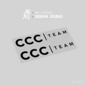 🚲車貼樂園 CCC TEAM前叉單車貼紙公路車架TCR環法塗裝反光防水貼花 公路自行車貼紙 腳踏車自行車車架裝飾貼紙