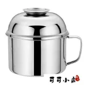鶴町商社 【滿300發貨】保鮮盒 便當盒快餐杯 上班族飯盒不銹鋼大容量雙層分格帶蓋學生飯缸大號泡面碗