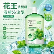 【好好生活｜ Kao花王】清新沁涼型洗髮精(750ml/瓶) 油性髮質適用 洗髮精 洗髮乳 洗髮露 Kao 花王 涼感洗髮精 現貨快出