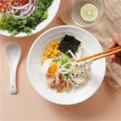 協貿國際日用品生活8館 日式拉面碗d面碗家用大號陶瓷斗笠碗面條泡面吃面裝面大碗湯碗餐