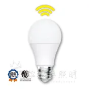 (店+)【DanceLight 舞光】LED 12W 微波感應燈泡 感應球泡燈 LED-E2712D-MS 白光 黃光 高雄永興照明