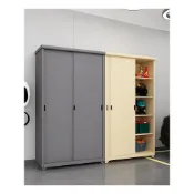 (店+)【含稅/含運】鐵櫃 抽屜櫃 鋼製文件櫃 車庫儲物櫃地下停車場防潮車位工具櫃帶鎖漁具收納櫃置物架靠墻 資料櫃 公文櫃
