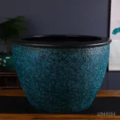 免運開票 睡蓮荷花盆缸水缸鐵樹盆景花盆種樹大花盆北歐特大號庭院酒店陶瓷碗蓮盆缸 錦鯉缸 魚缸 水缸 魚缸 庭院仿石大水缸