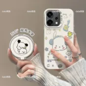 音樂狗 卡通 旋轉支架 OPPO A5 A6 A7 Pro max A38 A78 A79 A3x A6x 防摔手機殼