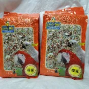 藍亞仕優選(橘包）無殼中大型飼料2包1組