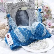 拜金的店 曼黛瑪璉R61003  HG34(32F32D34C34D34E34F36C36D36E38C38D)湖水綠